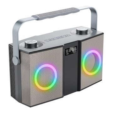 Roadstar DJ-390BT - Enceinte sans fil avec microphone 480W/4000 mAh