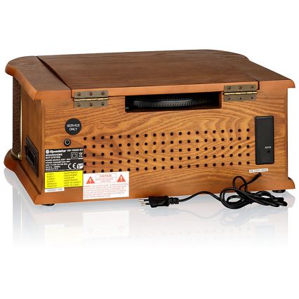 Roadstar HIF-1993D+BT- Hi-Fi avec réception DAB/DAB+, platine vinyle, lecteur CD et magnétophone 80W/230V + télécommande