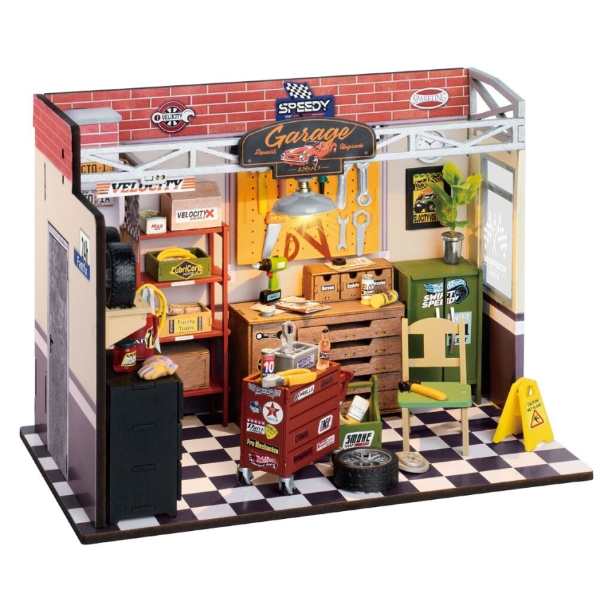 RoboTime - Maison miniature Garage 2xAAA