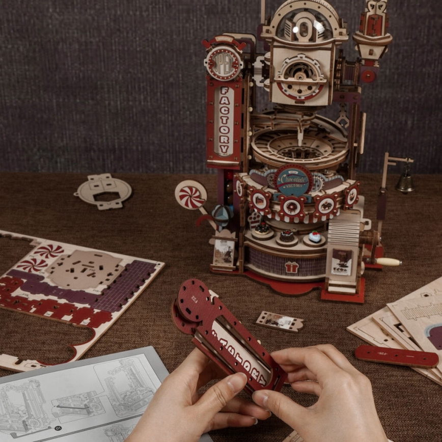 RoboTime - Puzzle 3D à billes Chocolaterie