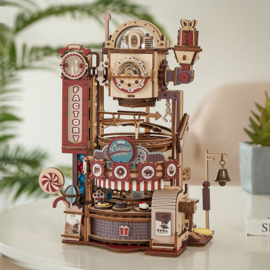 RoboTime - Puzzle 3D à billes Chocolaterie