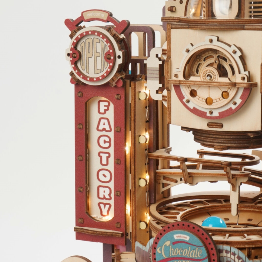 RoboTime - Puzzle 3D à billes Chocolaterie