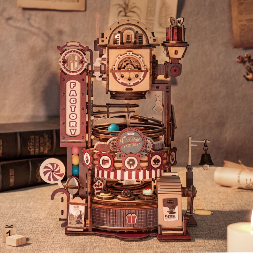 RoboTime - Puzzle 3D à billes Chocolaterie