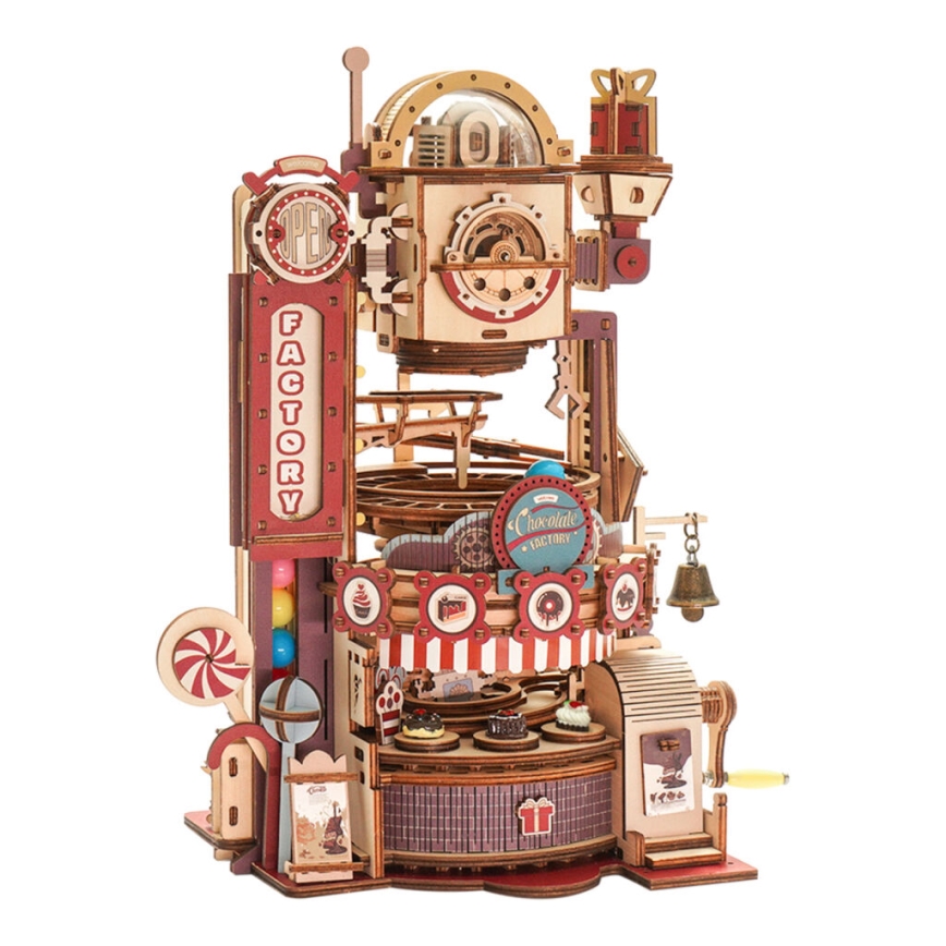 RoboTime - Puzzle 3D à billes Chocolaterie