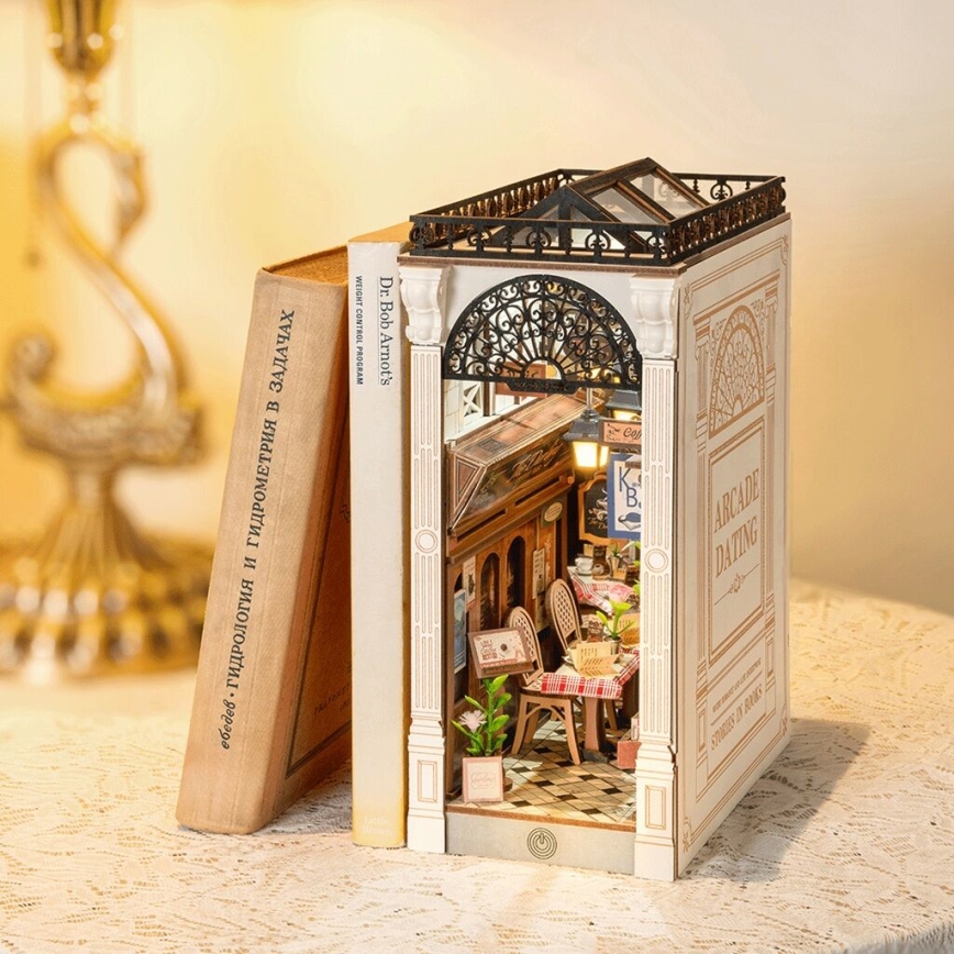 RoboTime - Puzzle 3D LED serre-livres Rencontre avec des livres dans la galerie 2xAAA