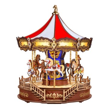 RoboTime - Puzzle boîte à musique 3D Carrousel classique 5V