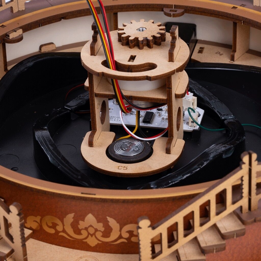 RoboTime - Puzzle boîte à musique 3D Carrousel classique 5V