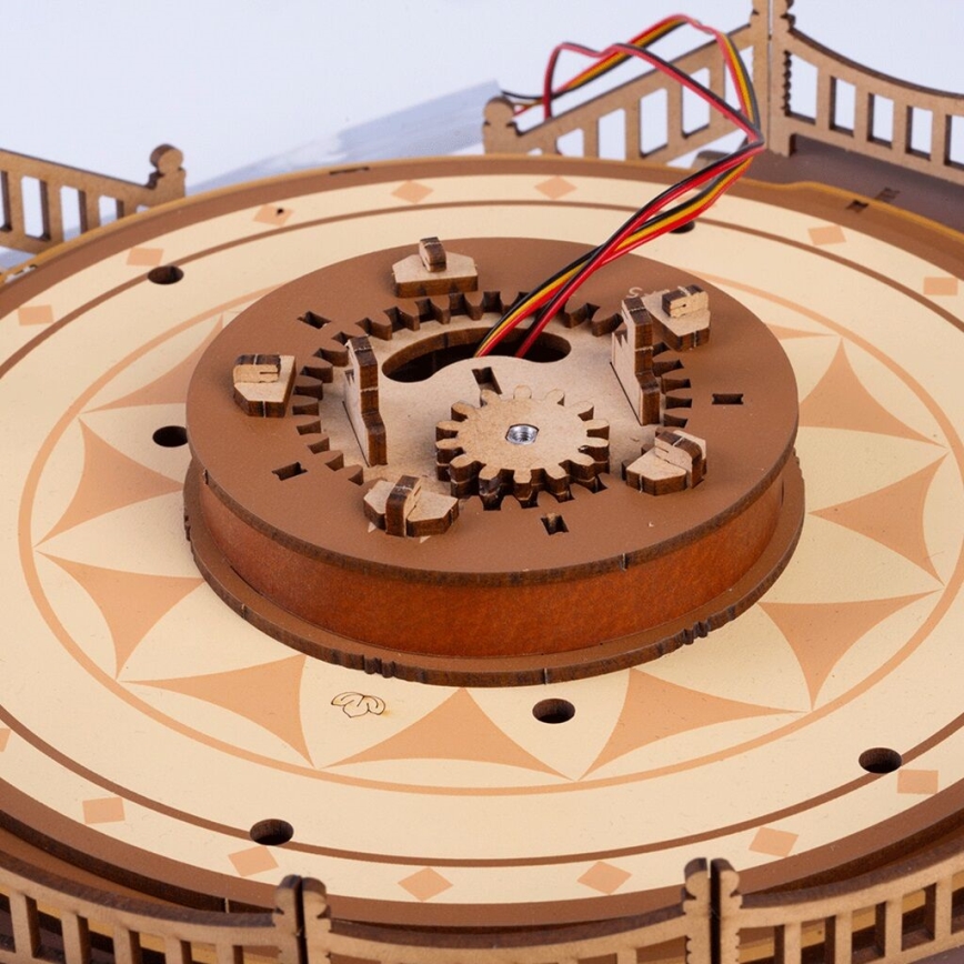 RoboTime - Puzzle boîte à musique 3D Carrousel classique 5V