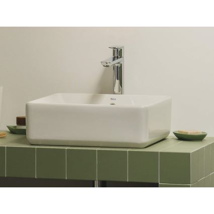 Roca A3270ML000 - Lavabo à poser GAP 39x37 cm céramique/blanc