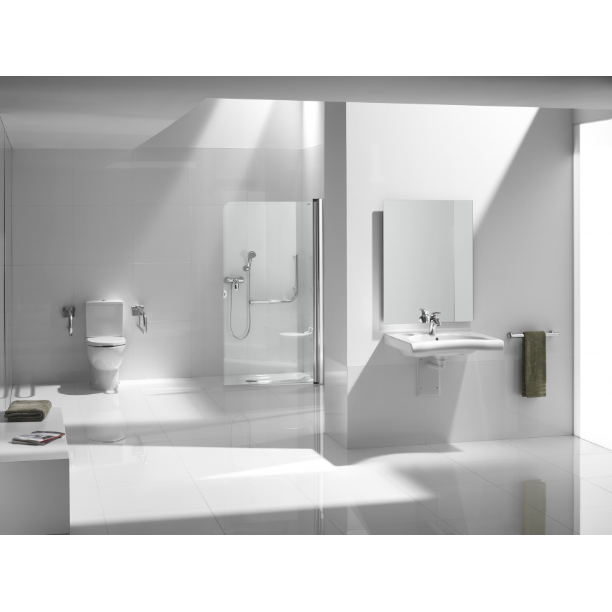 Roca A341242000 - Citerne de chasse MERIDIAN à raccordement inférieur, céramique/blanc