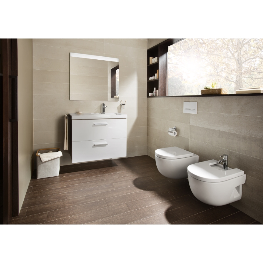 Roca A34624L000 - WC suspendu MERIDIAN en céramique, blanc
