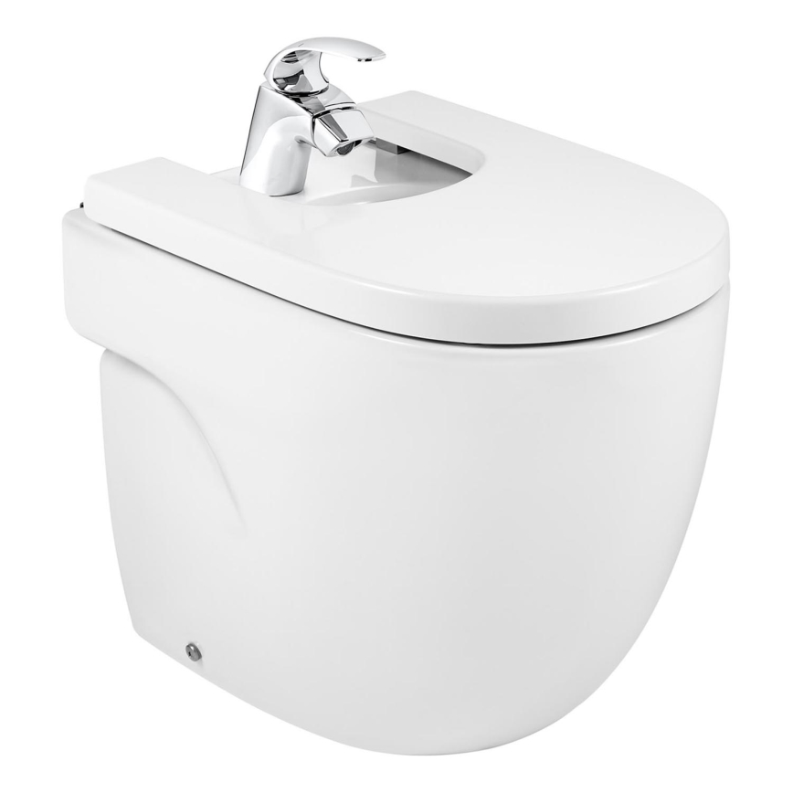 Roca A357247000 - Bidet sur pied MERIDIAN céramique/blanc