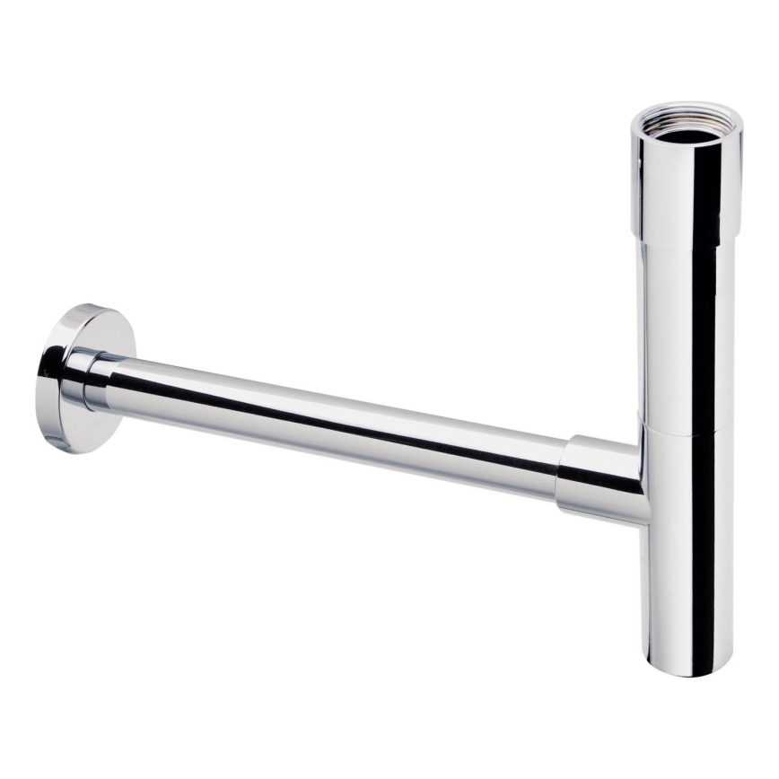Roca A506403110 - Siphon pour lavabo rond ROCA, chromé brillant