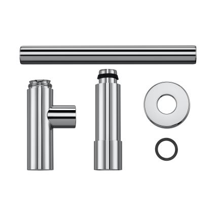 Roca A506403110 - Siphon pour lavabo rond ROCA, chromé brillant