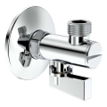 Roca A525168200 - Robinet d'arrêt d'angle AQUA chromé brillant