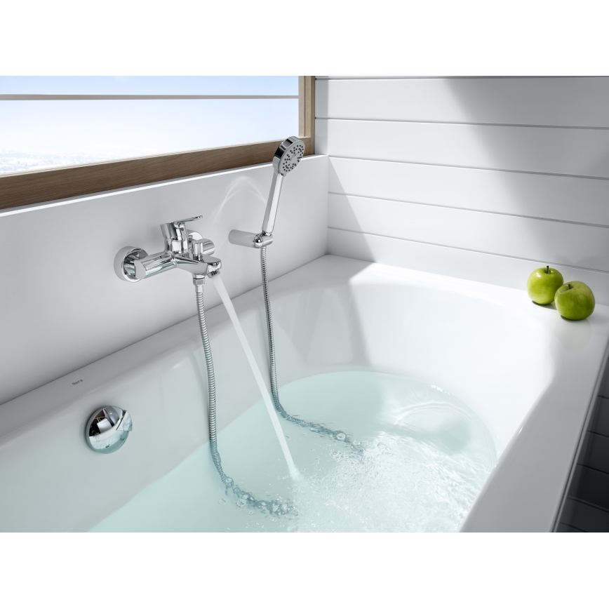 Roca A5A0209C00 - Robinet de baignoire L20 chrome brillant