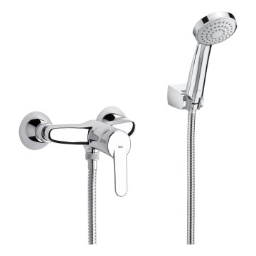 Roca A5A2025C02 - Ensemble de douche avec mitigeur VICTORIA, chrome brillant