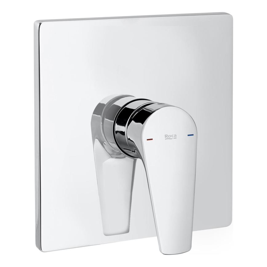 Roca A5A2B90C00 - Mitigeur de douche encastré ATLAS, finition chrome brillant