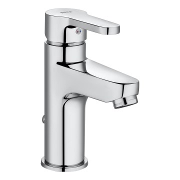 Roca A5A306AC0K - Mitigeur pour lavabo + bonde AROLA 16,3 cm chromé brillant