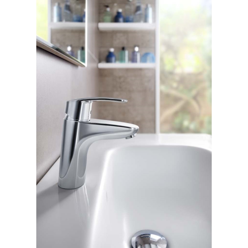Roca A5A3298C00 - Mitigeur lavabo MONODIN 15,3 cm chrome brillant