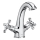 Roca A5A3A4BC00 - Mitigeur pour lavabo + bonde avec trop-plein CARMEN RETRO 17,8 cm chrome brillant
