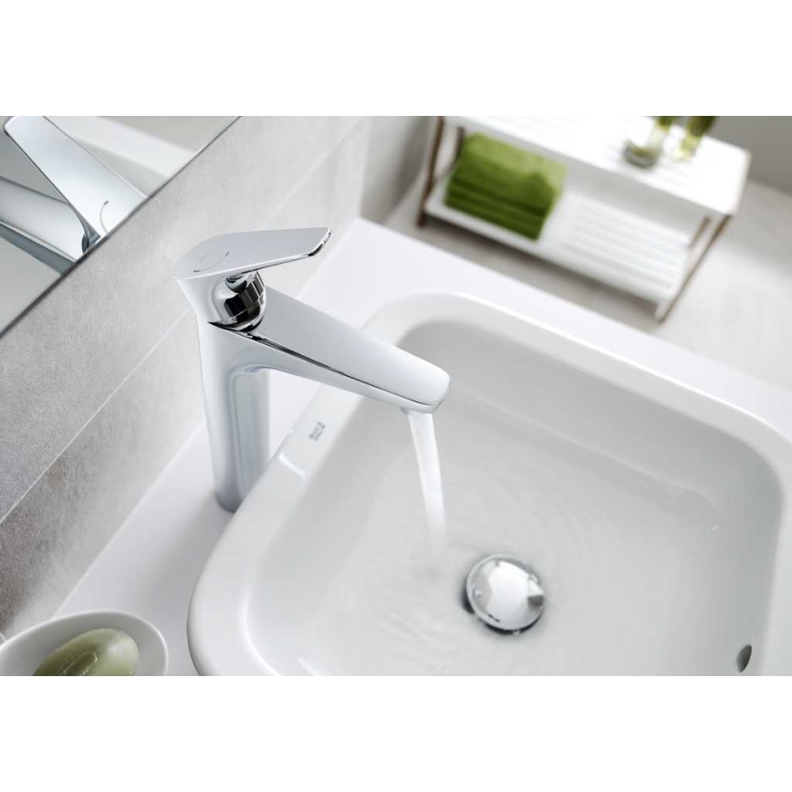 Roca A5A3D90C00 - Mitigeur lavabo ATLAS 21,7 cm chromé brillant