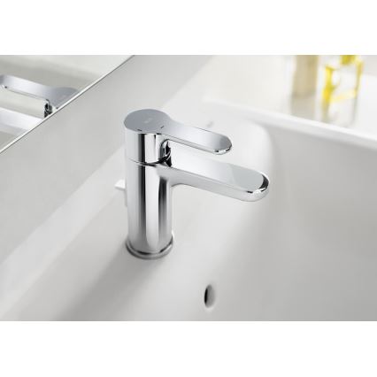 Roca A5A3K09C00 - Mitigeur pour lavabo L20, 14,2 cm, finition chrome brillant