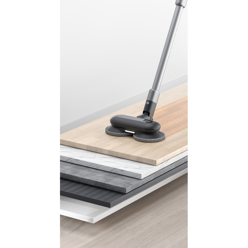 ROIDMI RI-X30VX - Aspirateur balai 2en1 avec écran LED et accessoires 435W/2500mAh chrome mat