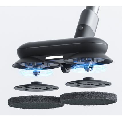 ROIDMI RI-X30VX - Aspirateur balai 2en1 avec écran LED et accessoires 435W/2500mAh chrome mat