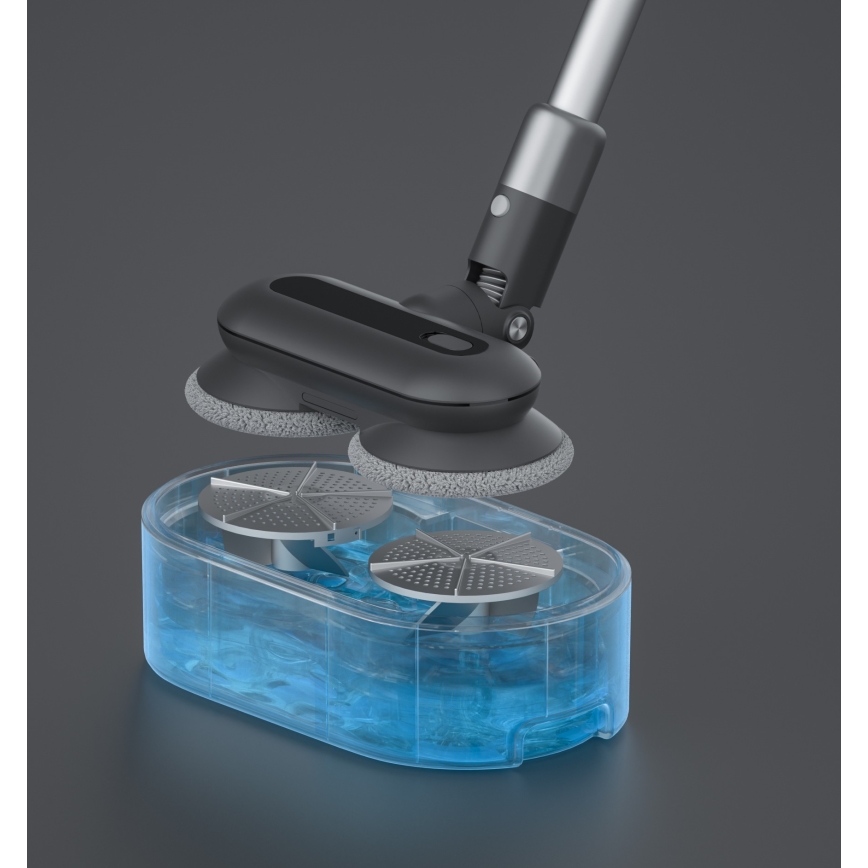 ROIDMI RI-X30VX - Aspirateur balai 2en1 avec écran LED et accessoires 435W/2500mAh chrome mat