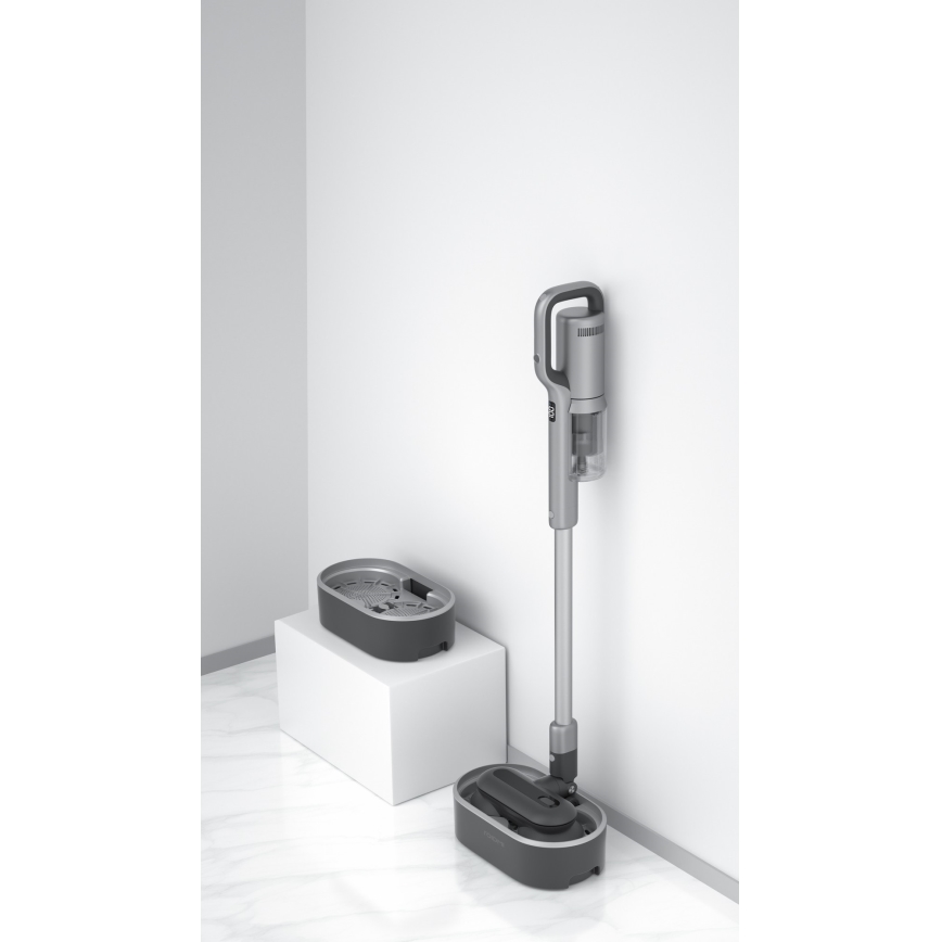 ROIDMI RI-X30VX - Aspirateur balai 2en1 avec écran LED et accessoires 435W/2500mAh chrome mat