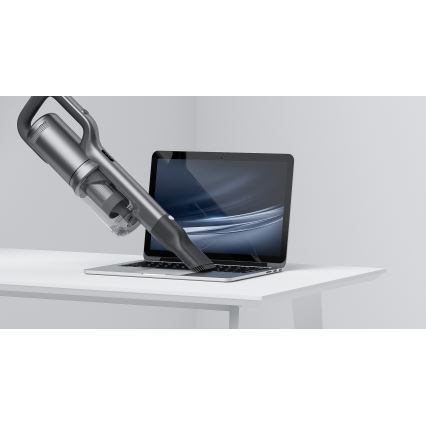 ROIDMI RI-X30VX - Aspirateur balai 2en1 avec écran LED et accessoires 435W/2500mAh chrome mat