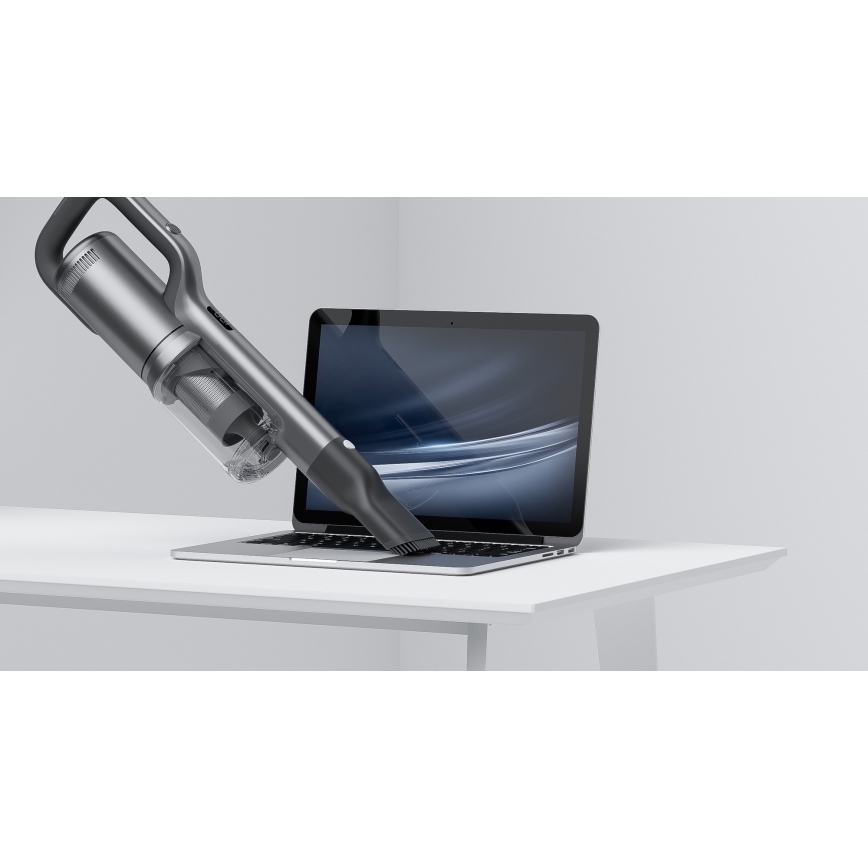 ROIDMI RI-X30VX - Aspirateur balai 2en1 avec écran LED et accessoires 435W/2500mAh chrome mat