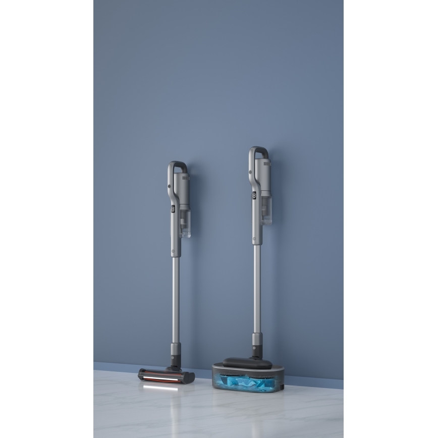 ROIDMI RI-X30VX - Aspirateur balai 2en1 avec écran LED et accessoires 435W/2500mAh chrome mat