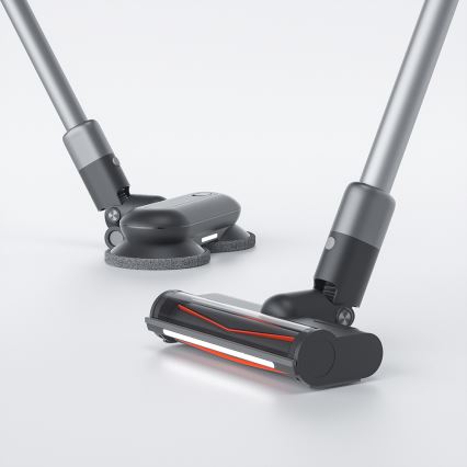 ROIDMI RI-X30VX - Aspirateur balai 2en1 avec écran LED et accessoires 435W/2500mAh chrome mat