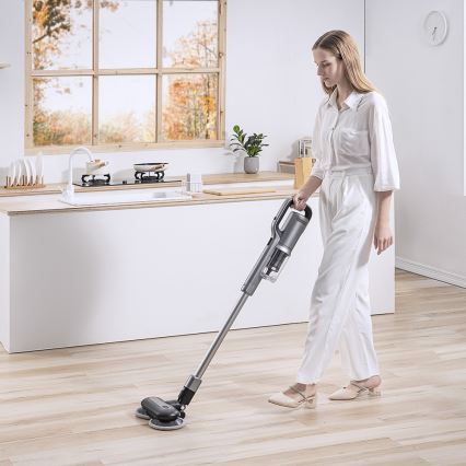 ROIDMI RI-X30VX - Aspirateur balai 2en1 avec écran LED et accessoires 435W/2500mAh chrome mat