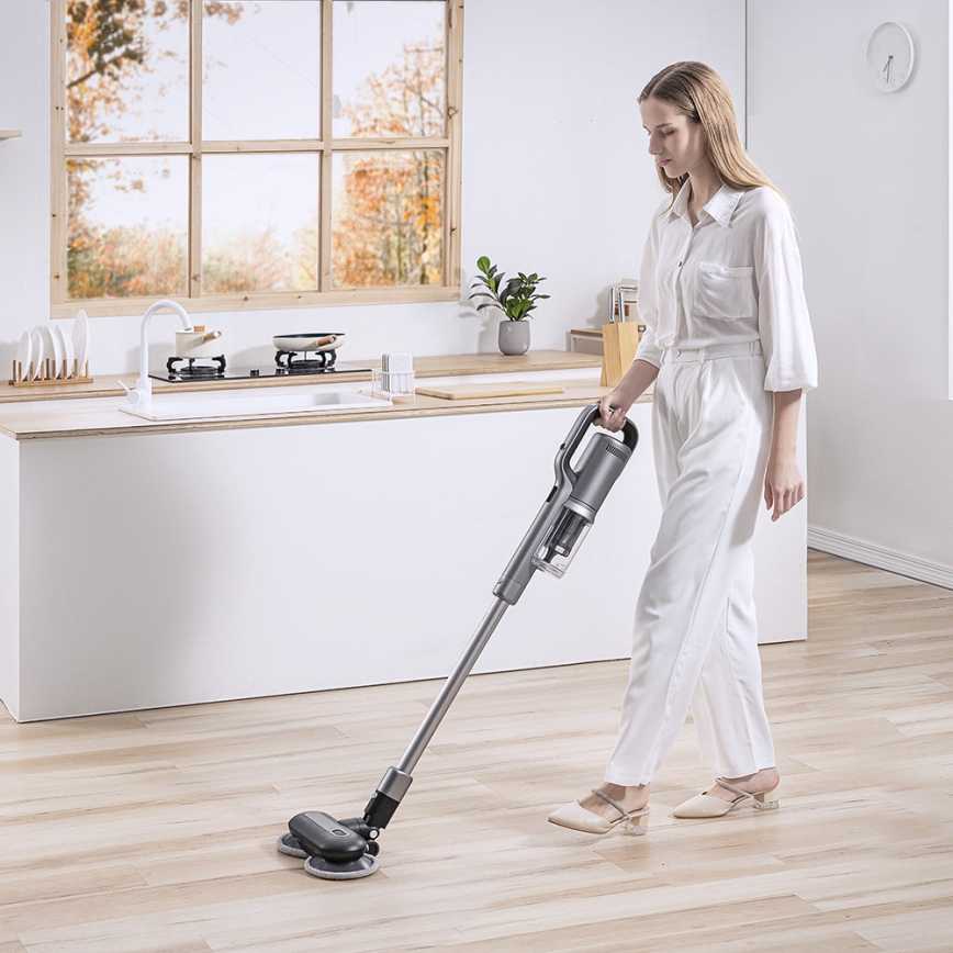 ROIDMI RI-X30VX - Aspirateur balai 2en1 avec écran LED et accessoires 435W/2500mAh chrome mat