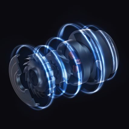 ROIDMI RI-X30VX - Aspirateur balai 2en1 avec écran LED et accessoires 435W/2500mAh chrome mat