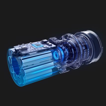 ROIDMI RI-X30VX - Aspirateur balai 2en1 avec écran LED et accessoires 435W/2500mAh chrome mat