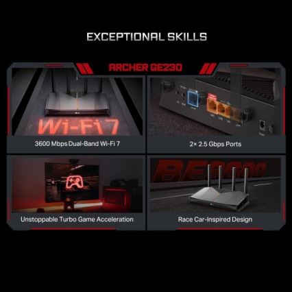 Routeur gaming Wi‑Fi 7 double bande