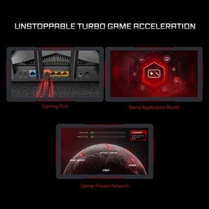 Routeur gaming Wi‑Fi 7 double bande