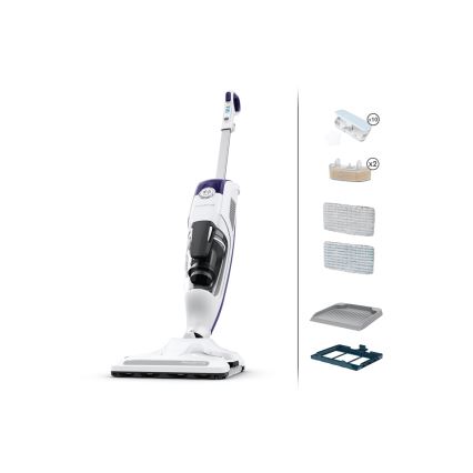 Rowenta - Aspirateur 2-en-1 avec balai vapeur CLEAN&STEAM