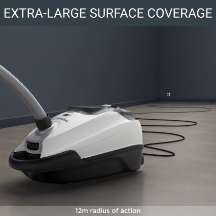 Rowenta - Aspirateur à sac SILENCE FORCE ALLERGY+ 4,5l 400W/230V noir/blanc