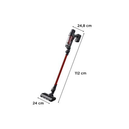 Rowenta - Aspirateur balai 2 en 1 X-PERT ANIMAL 140W/18V 2000 mAh rouge
