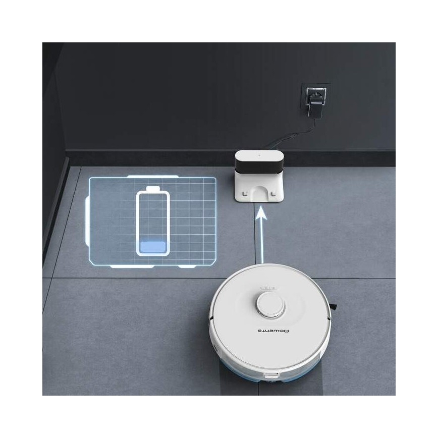 Rowenta - Aspirateur robot X-PLORER S75S ANIMAL & ALLERGY 4IN1 blanc