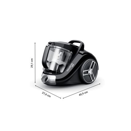 Rowenta - Aspirateur sans sac COMPACT POWER XXL 2,5l 900W/230V noir