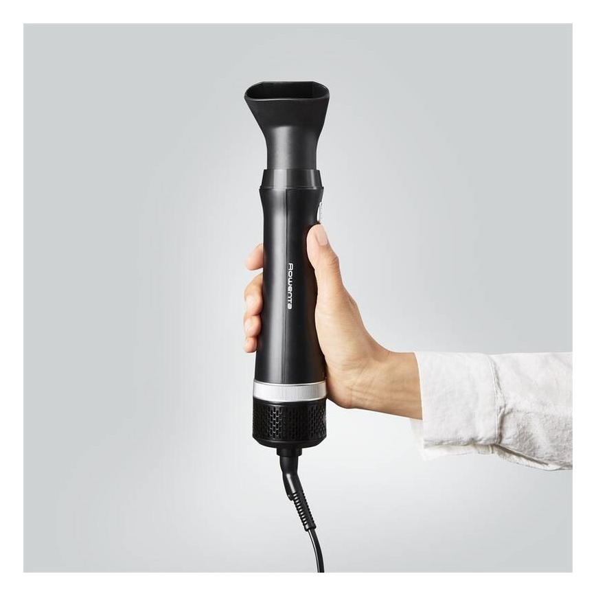 Rowenta - Brosse à air chaud EXPRESS STYLE 900W/230V noir/argent
