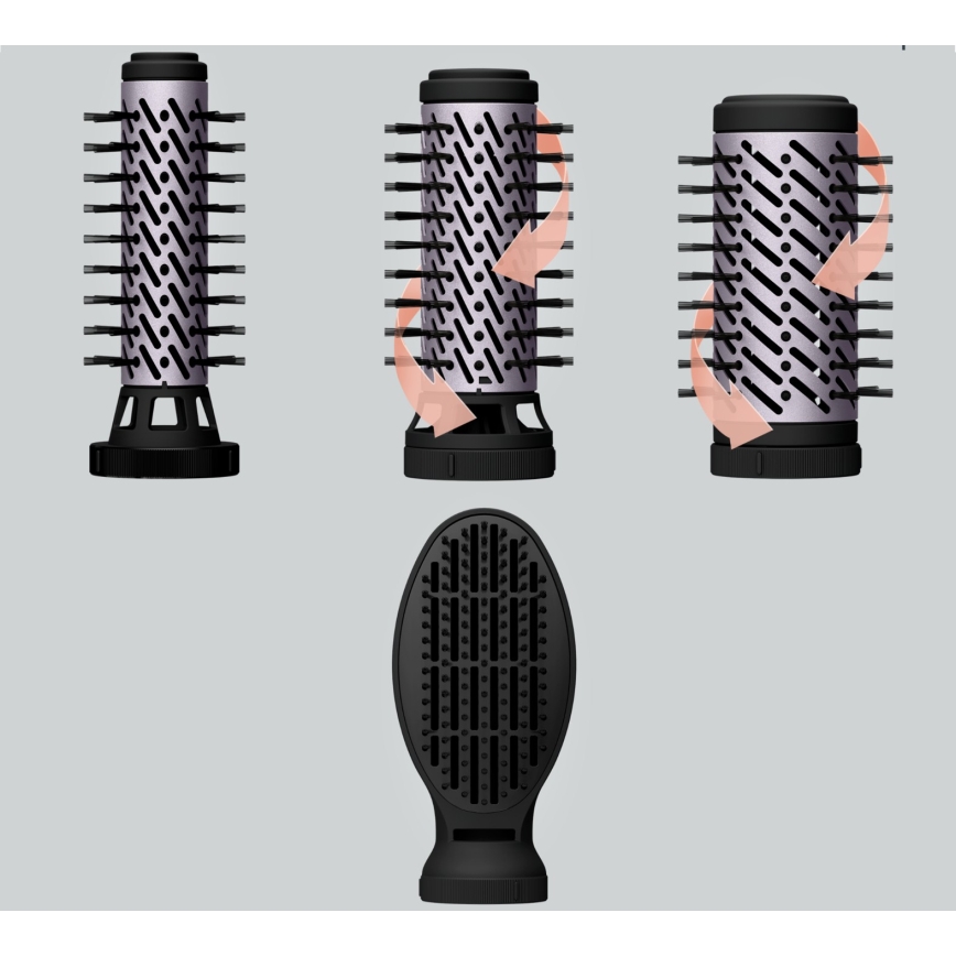 Rowenta - Brosse soufflante BRUSH ACTIV 1000W/230V noire