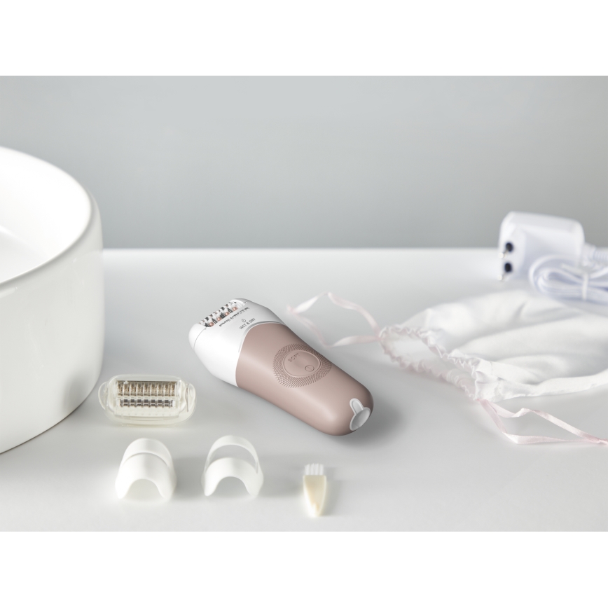 Rowenta - Épilateur WET&DRY 4,5W/5V 600 mAh beige/doré