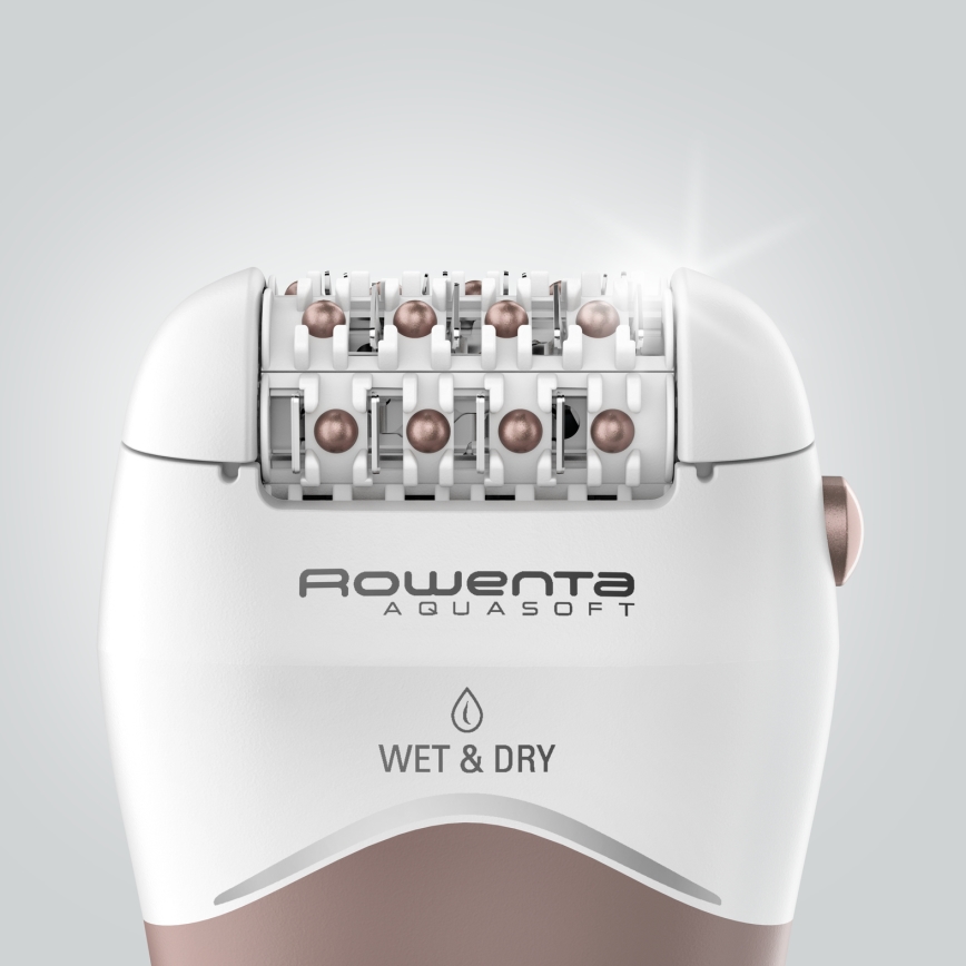 Rowenta - Épilateur WET&DRY 4,5W/5V 600 mAh beige/doré